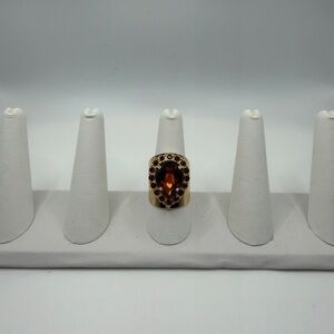 Gold ring with stone